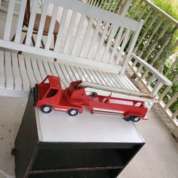 Vintage Nylint Metal Firetruck Hook N Ladder