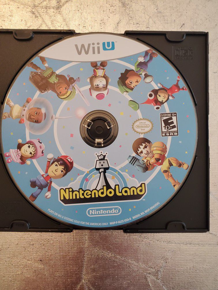 Nintendoland video game for the Nintendo wii u system