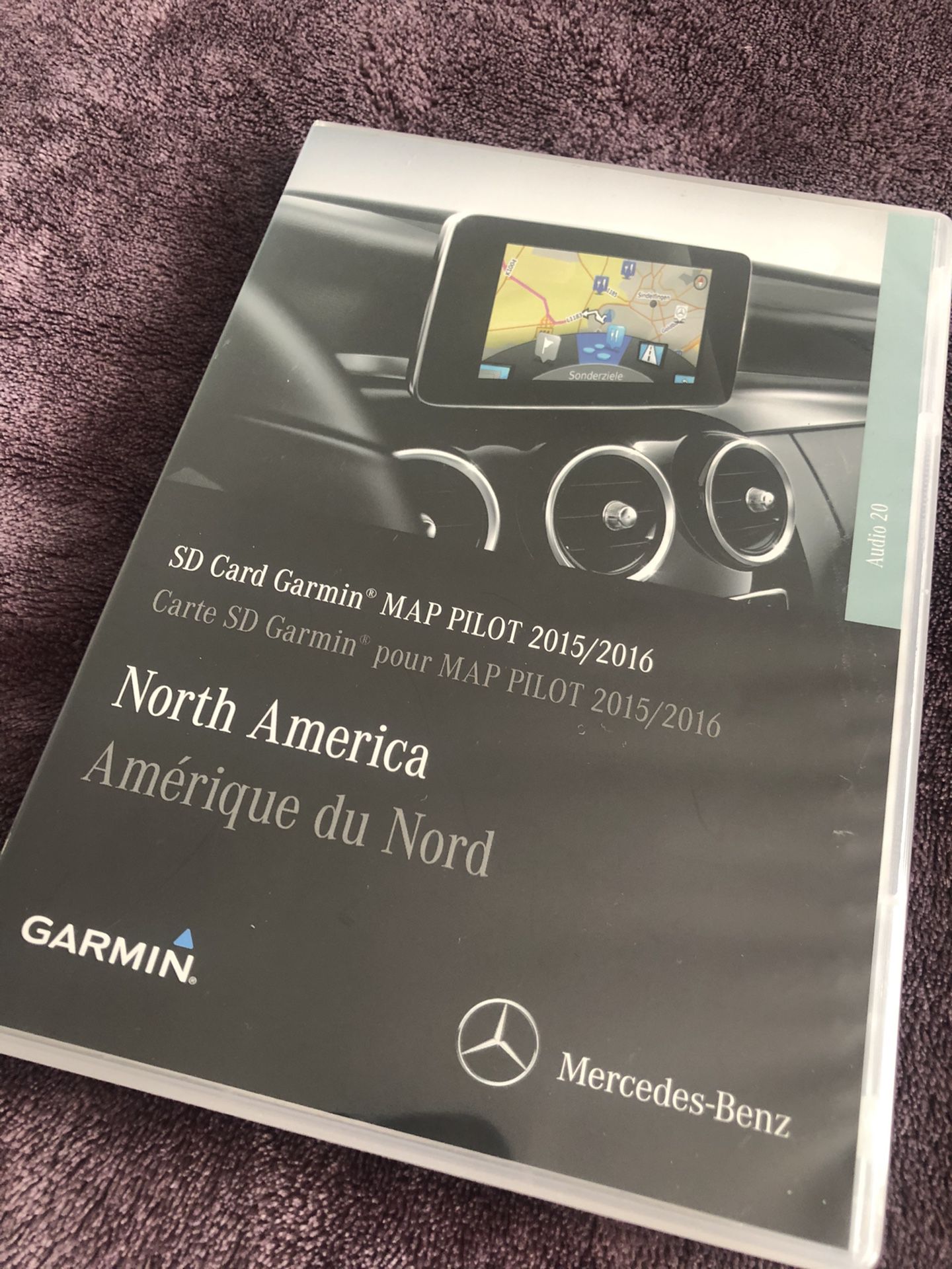 Mercedes Benz Garmin MAP Pilot SD Card