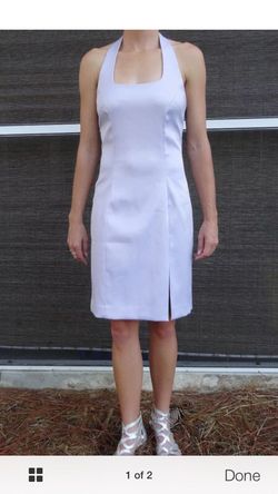 Hugo Buscati Halter Cocktail Formal Dress Women's Small