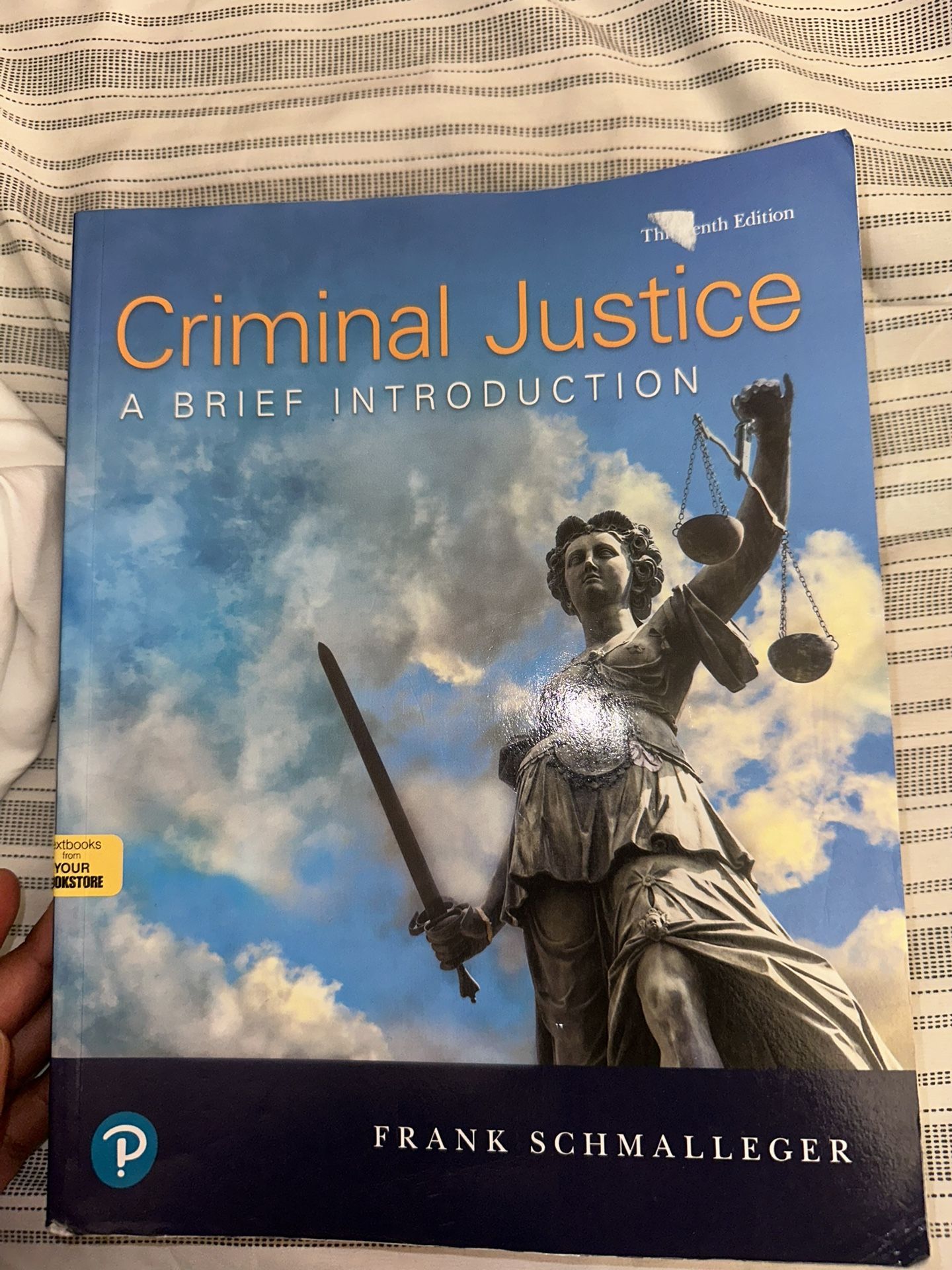 ⚖️ Criminal Justice 13th Edition – College Textbook (Like New)
