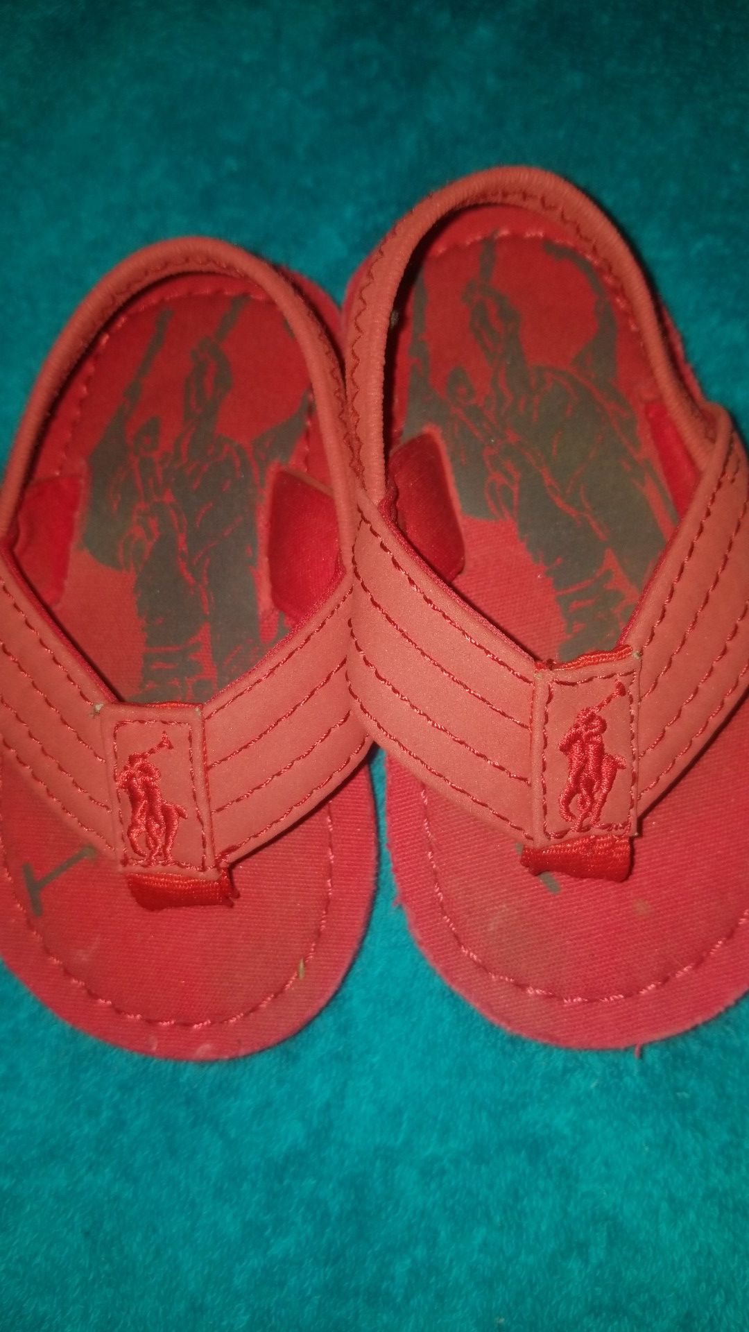 Baby polo sandals size 7
