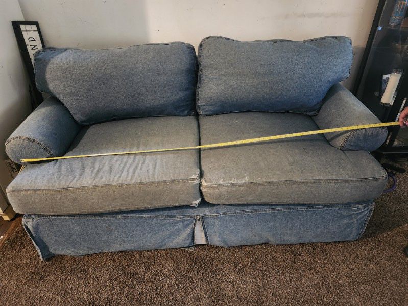 Nostalgic Denim Couch BERNHARDT 