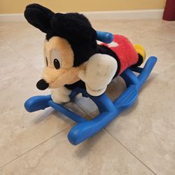Collectible Mickey Mouse Plush Rocker