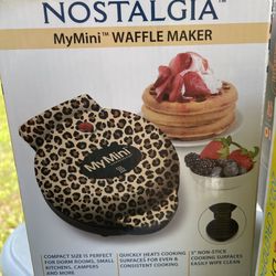 Waffle Maker Cheetah Print 