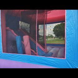 Pink Castle Bounce House 