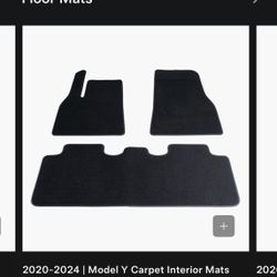 Tesla Model Y Floor Mats 2021-2024