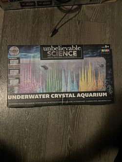 unbelievable science underwater crystal grow aquarium