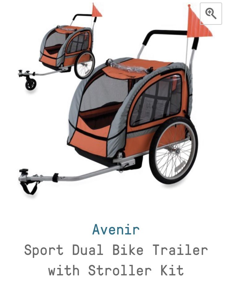 Bike trailer- for two kids!