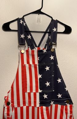 American Flag Overalls