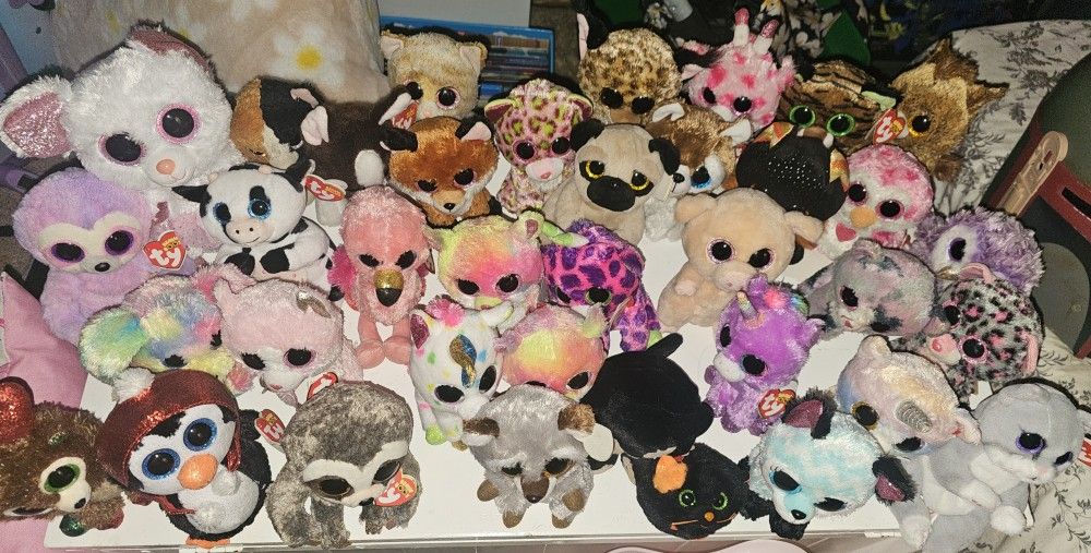 Lot of TY Beanie Babies
