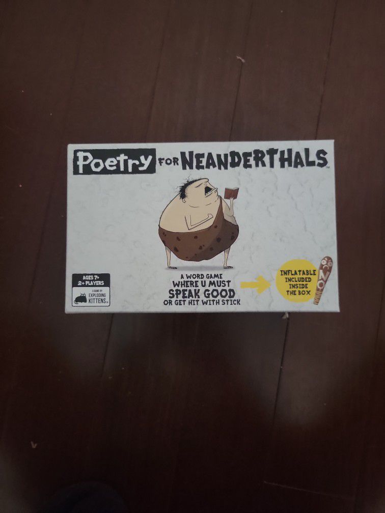 Poetry For Neanderthals Board Game