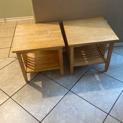 Two Small Coffee Tables 