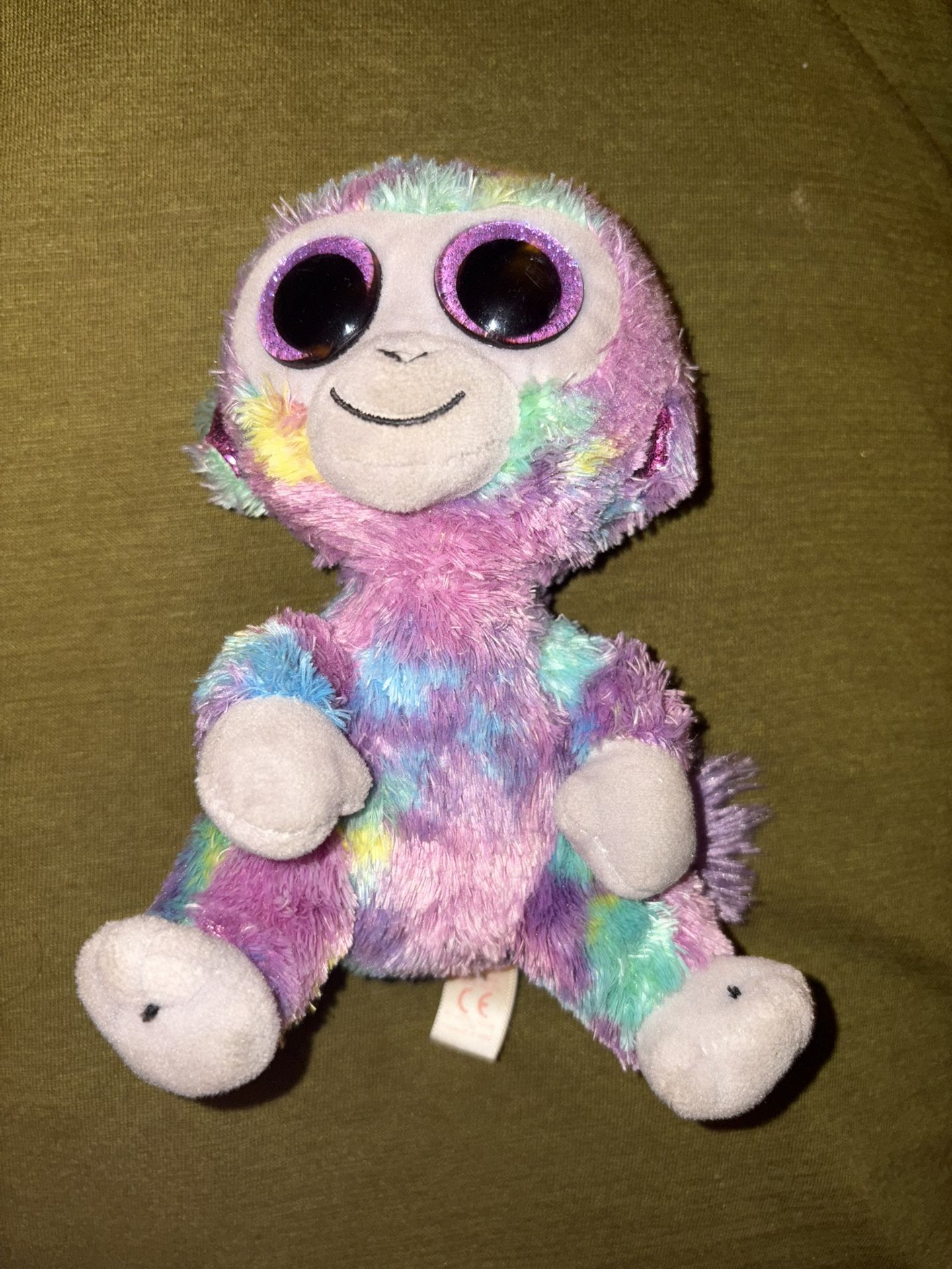 Small Purple Stuffed Monkey