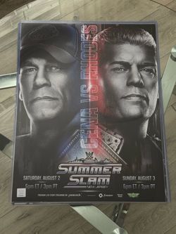 WWE SummerSlam Event Poster