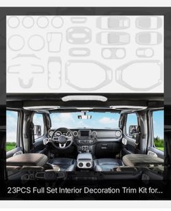 Interior Decoration Trim Kit For Jeep 2018-current
