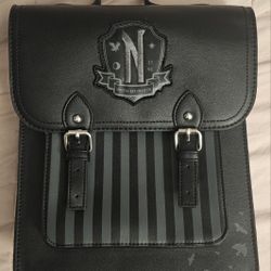 Wednesday Nevermore Academy Mini Backpack