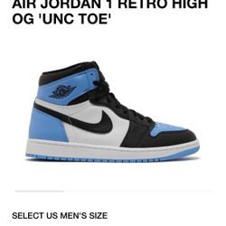 Jordan 1 Unc Size 11