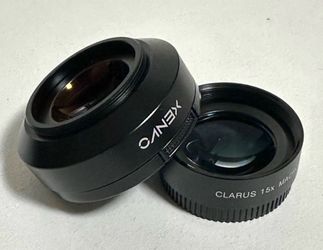 Xenvo Pro Lens Kit For iPhone Or Android Truview .45x Macro And Wide Angle Lens Clarus 15x With LED Light And Travel Case Black