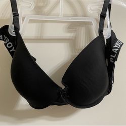 Black Playboy Bra