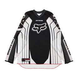 VINTAGE FOX RACING MOTOCROSS JERSEY XL MENS DIRT BIKE OFFROAD LONG