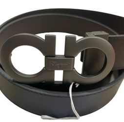 All Black Ferragamo Belt