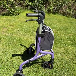Purple Planet Walk 3 wheel walker