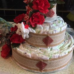 Diaper cakes / pasteles de pamper