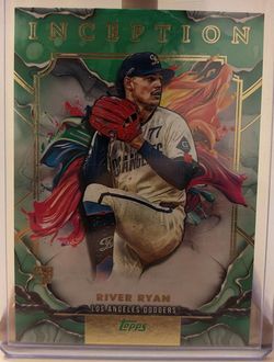 Topps Inception River Ryan Los Angeles Dodgers RC Card