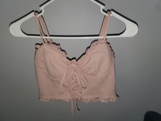 Cami Halter Top Pink Elegant - Small
