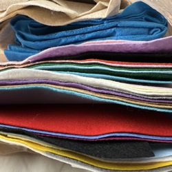 Lot Of Felt Fabric