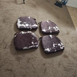 Cowprint Seat Cushions 