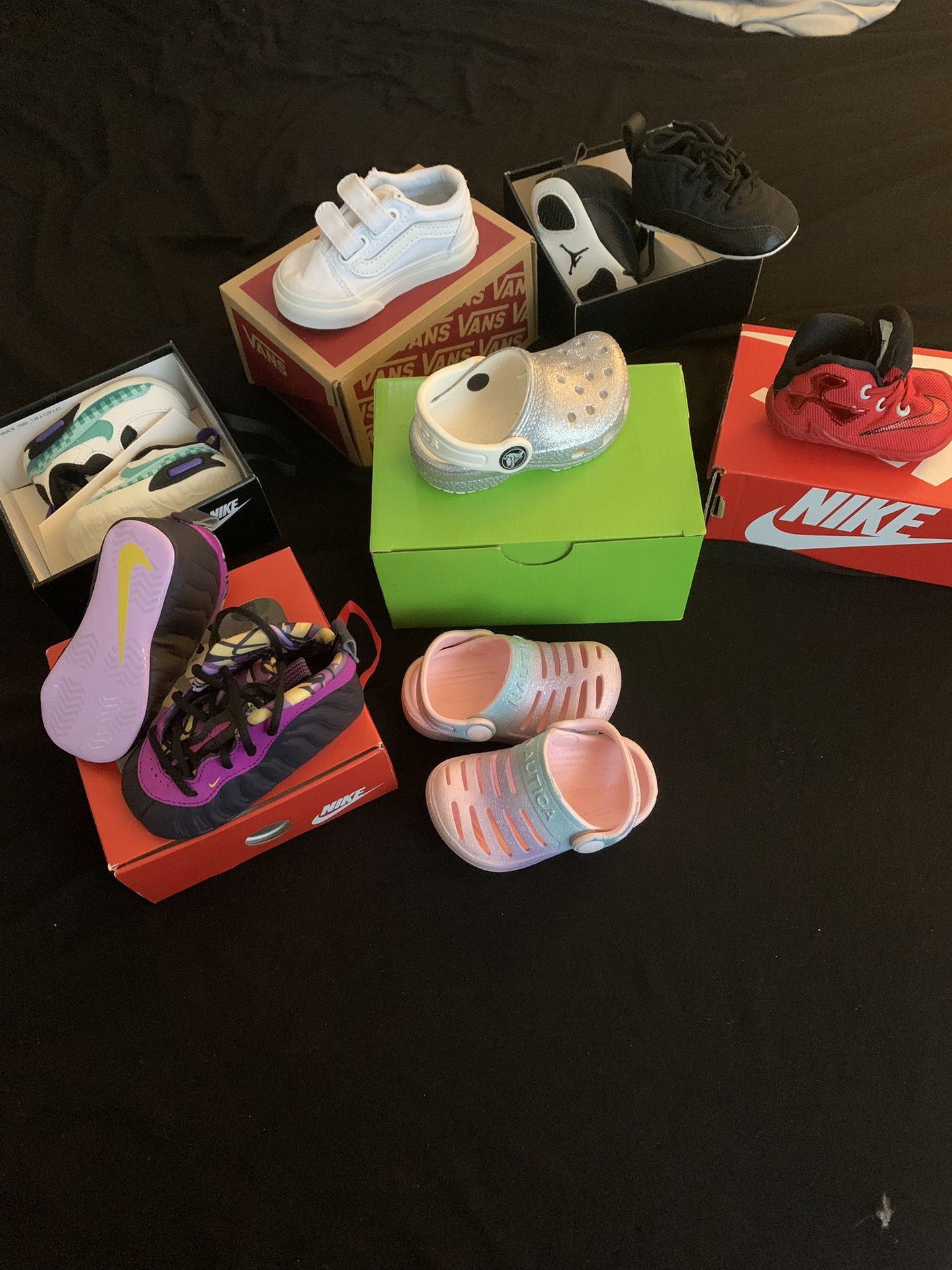 Name Brand Baby Shoe Lot (Vans, nike,crocs)