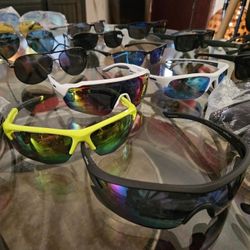 BRAND NEW SUNGLASSES IRONMAN,  FOSTER GRANT, PIRANHA, TWO 2 PAIRS FOR $10