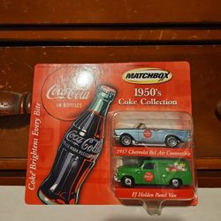 2001 Matchbox 1950's Coke Collection 2 Pack