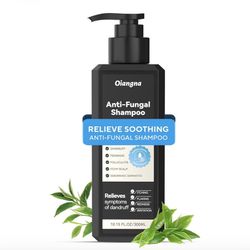 Anti-Fungal Shampoo, Psoriasis Shampoo for Folliculitis, Seborrheic Dermatitis, Anti-Dandruff Cleanser for Scalp Acne, Plant-Based Formula Relieves It