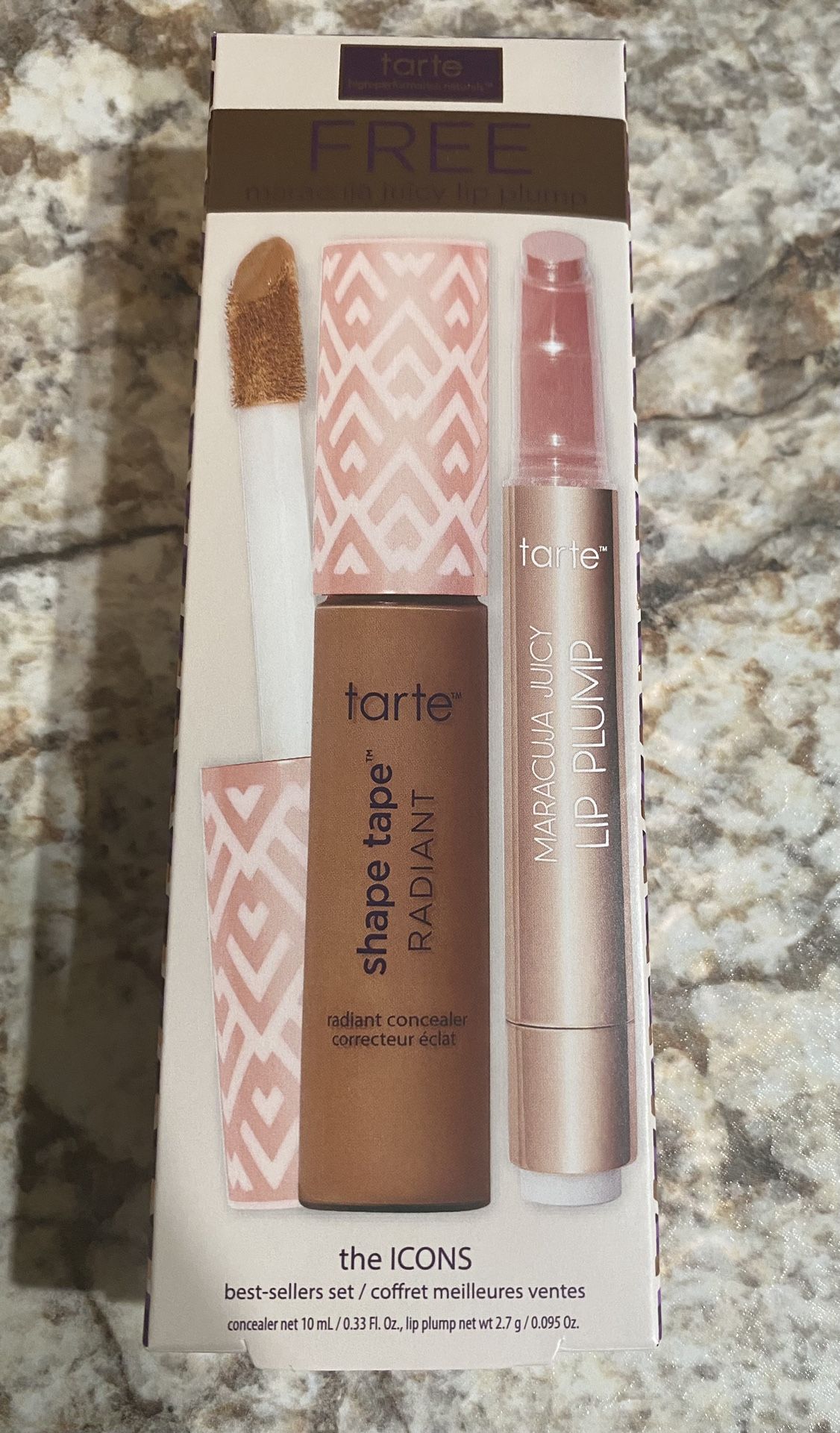 New Tarte Concealer and Lip Plump full size $20 for both