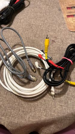 HDMI, TV Coax & RCA A/V Cable Bundle