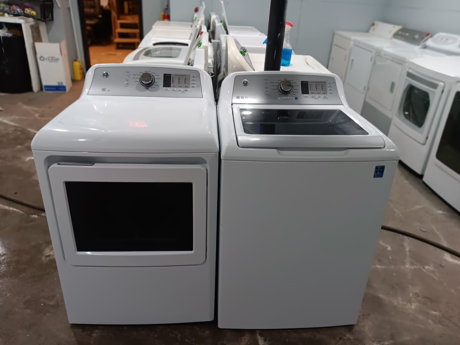 Ge Set Washer And Gas dryer