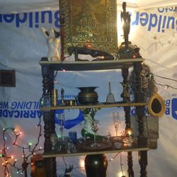 Brass,  Silver & Glass