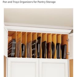 Brand new SpaceAid 10 pack tray divider for cabinet