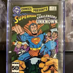 DC Comics Presents #84 Superman and Challengers 