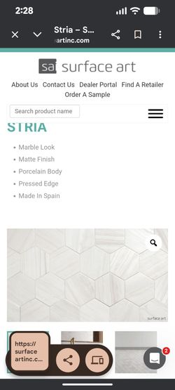 Hexagon tile