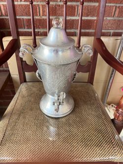 Antique coffee percolator