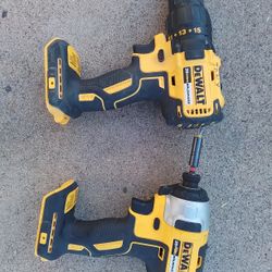 Dewalt 20v Max Impact Wrench And Drill Combo 