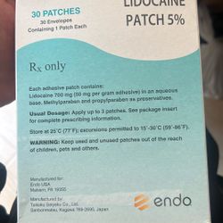 Lidocaine Patches 