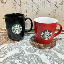 Starbucks mug 2 collectible pieces