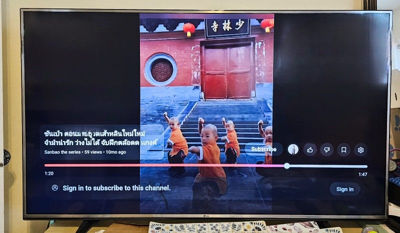 Great Condition LG 65in Flatscreen TV