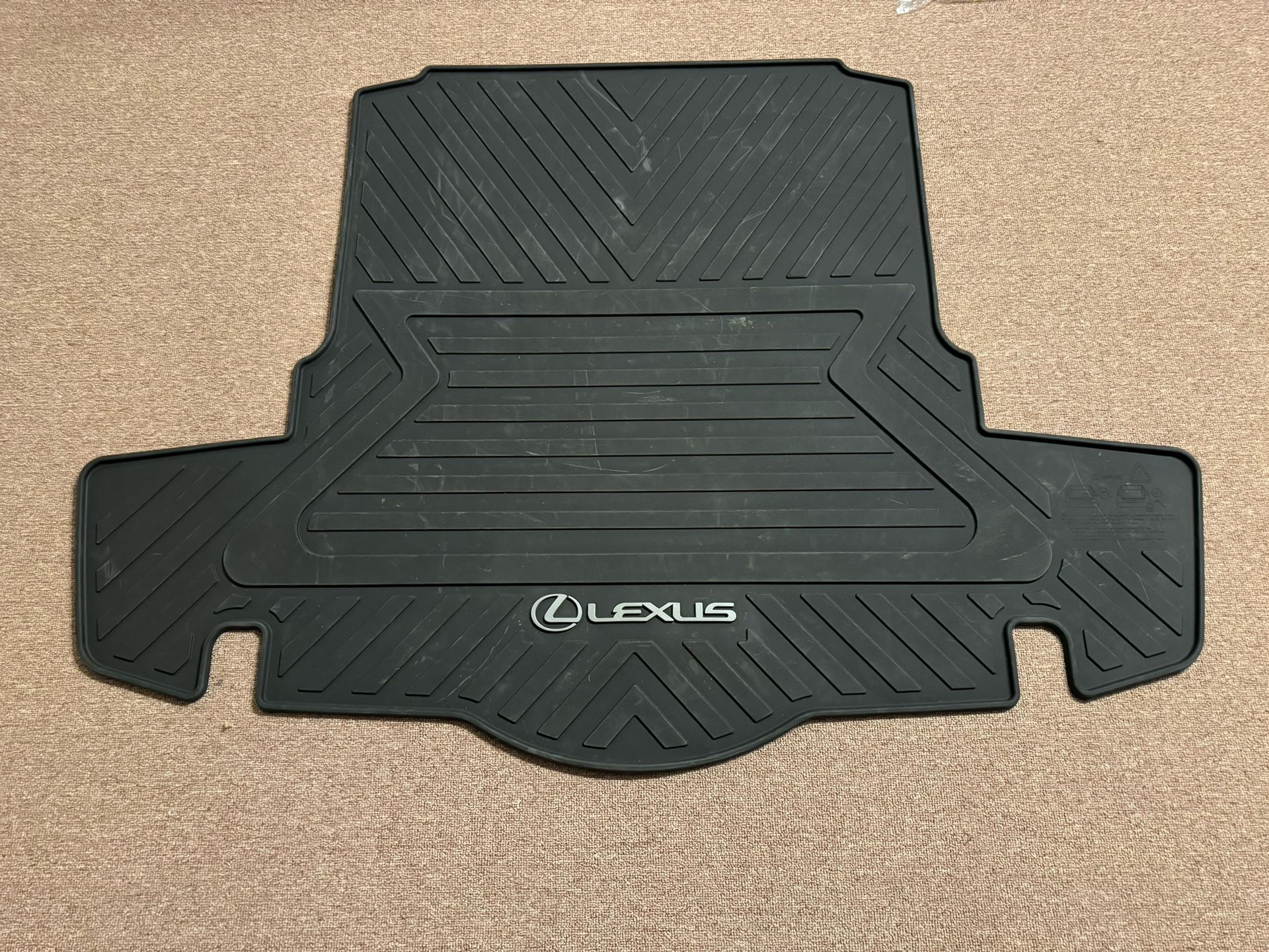 Lexus OEM Rubber Trunk Cargo Mat IS 350