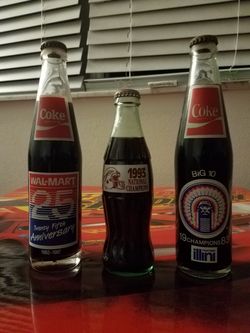 Old coke bottles